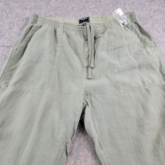 Todd Snyder Drawstring Linen Pants size XXL Green *Read* - Picture 7 of 16